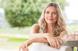 mature woman who appears younger