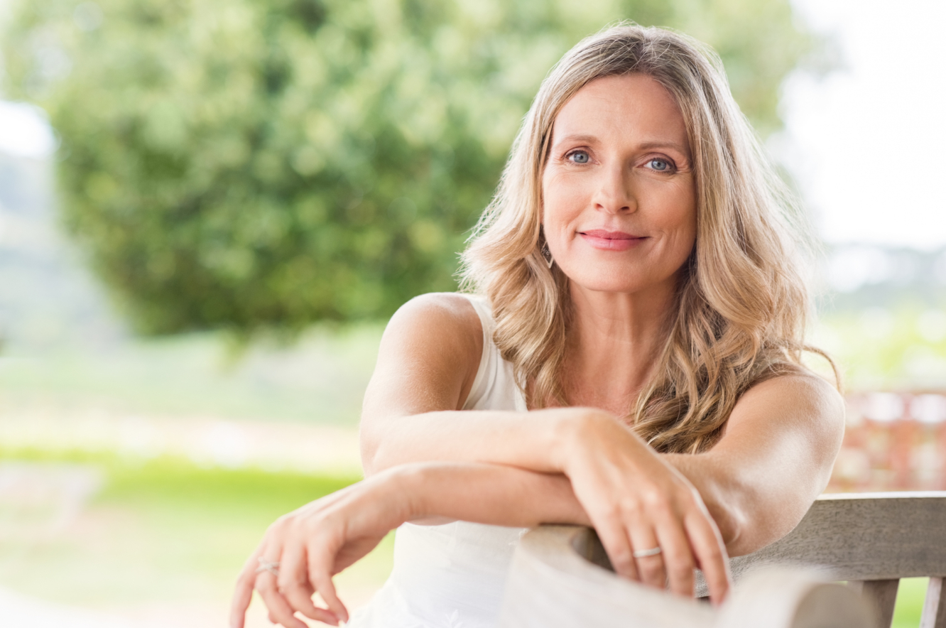 mature woman who appears younger